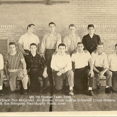 Varsity Football Starters,  MtL 1950