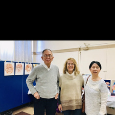 Art exhibition day with teacher Virginia, Jan. 2019