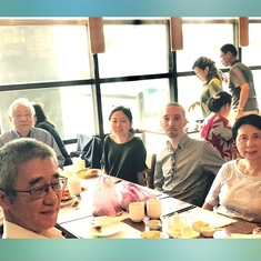 With relatives in Taipei, Taiwan, 2017