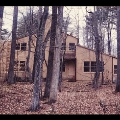 Our Greensboro house he worked so hard to get it built in 1986.