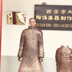 Try to be a Terracotta Warrior at X’ian, China, 2018.