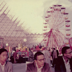 1967, Montreal, Expo 67, Uncle Ho, Chung, Uncle Chok. The photo makes me wistful and hopeful, so I'm leaving it near the top. - Ginny
