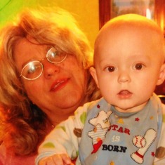 Cindy with her grandson Josiah Jr.