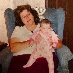 Cindy with granddaughter Katelyn