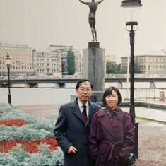 CK and Theresa, Stockholm 1990