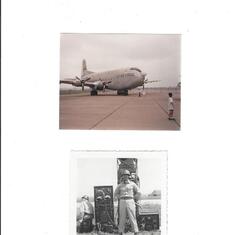 Armed Forces Day 1954 Grandview AFB, MO #1 C-124 Transport Plane flew troops in. #2 Radar Display 