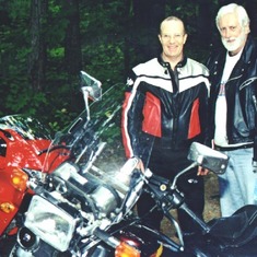 2002 during a charity motorcycle ride in a group of what was estimated to be 12,000-15,000 bikes.
