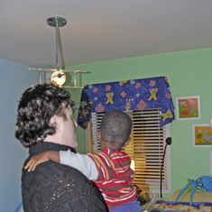 Augustin's arrives at his room for the first time (Nov. 2006)