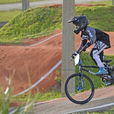 Augustin at the BMX race track in Florida 2014