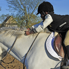 Augustin training to jump!