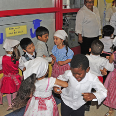 Augustin graduates from daycare - a dance celebration!