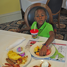 Augustin having a FEAST in Los Vegas, 2010