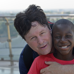 Claude and Augustin in Rome, 2015