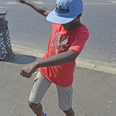 Augustin in Rome 2015 - he skateboarded his way around!