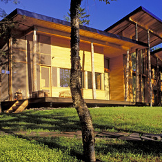 Chalet at Lac de Castor, where we has many wonderful visits with Claude's Aunt Claudette and Marc 