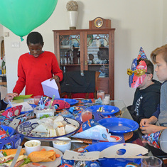 Augustin's 10th Birthday party in 2015