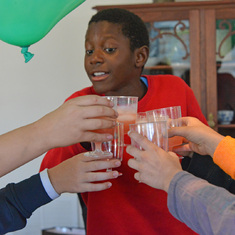 Augustin's 10th Birthday party in 2015