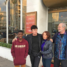 With Alan and Barbara in LA 2014