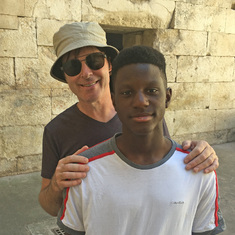 Claude and Augustin in Croatia, 2019