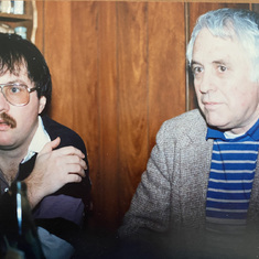 Brother Paul (left) and father Marcel