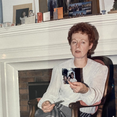 Theresa at home in Windsor, ca 1985