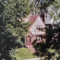 View from Claude's family home in Windsor, showing Alexander Blvd.