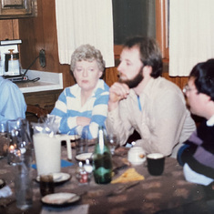 Calude's mother Theresa, aunt Mary, brother Joe and Paul