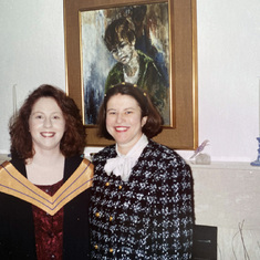 Sister Erin with aunt Claudette in Windsor, ca. 1985