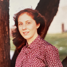 Claude's sister, Erin, ca. 1983