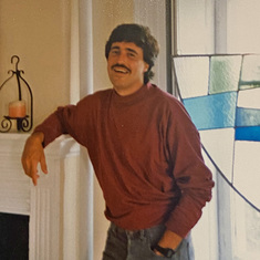 Scott on Île d'Orléans in 1987 with Claude and Ed