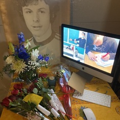 MIRABEL MEMORIAL SERVICE (Nov. 20, 2022) - Table where roses were laid (2)