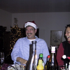 At Christmas gathering 2002