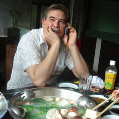 Over soup, Shanghai 2007