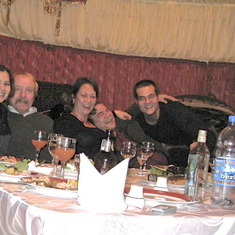 Fun in a Turkmen Yurt with Tavus, Joe, Lynda and Evan, 2007