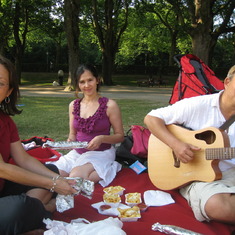 With Lynda and Tavus in Brussels, 2008