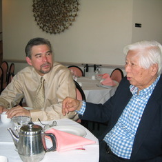 With dad, DC 2003