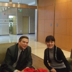 Clayton and Cathia in Dec 2012 Shanghai