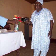 Ba Gwandiku plays his role as the head of maternal family