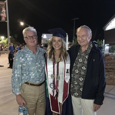 At Bridget's graduation from University of Arizona