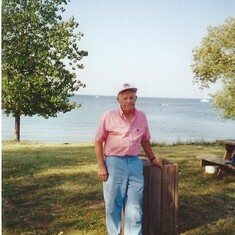 Dad at Lake Ontario