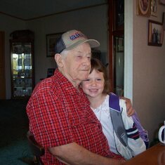 Grandpa Cedar and Jenna 2005