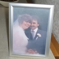 Clive and Karen on their wedding day xx 