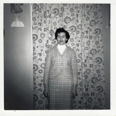 Clothilda at her home in Douglastown, Gaspe,Quebec app.1969