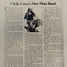 Clyde Casey's One Man Band