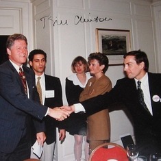 Clyde and President Clinton