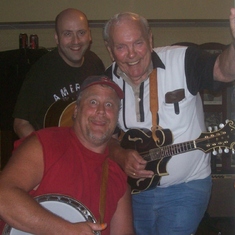Dad, Steve and Rick aka The Bluegrass Beacons