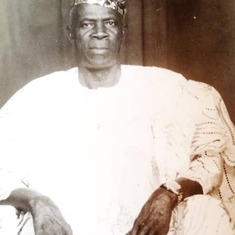 Pa E. J. Ogunkoya, Chief (Mrs.) Deru's Dad