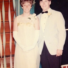 Colleen and her date for Freshman Prom 1966