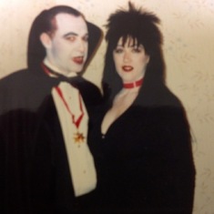 Count Dracula and Elvira