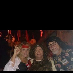 Our last time together. Halloween party in SF w/Cary and Roya Sunshine.
